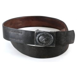 German WW2 Luftwaffe EM/NCO combat belt and buckle