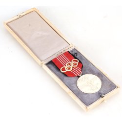 German WW2 1936 Olympic Games Commemorative Medal - Cased