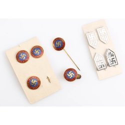 Swedish WW2 SNSP member's badge