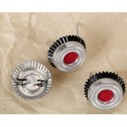 German WW2 Visor cap cockade, type3 (Carl Halfar Factory find)