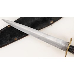 British Third Pattern Fairbairn-Sykes Fighting Knife with Scabbard
