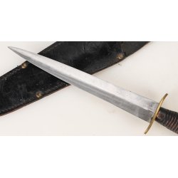 British Third Pattern Fairbairn-Sykes Fighting Knife with Scabbard