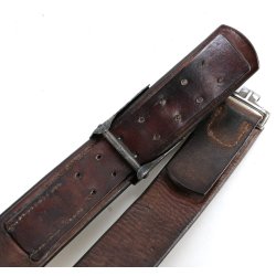 German WW2 Luftwaffe EM/NCO combat belt and buckle