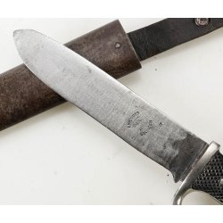 German WW2 HJ member's knife 'Emil Voos'