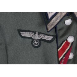 German WW2 Army (Heer) medical �Sanit�ter� Waffenrock for Oberfeldwebel