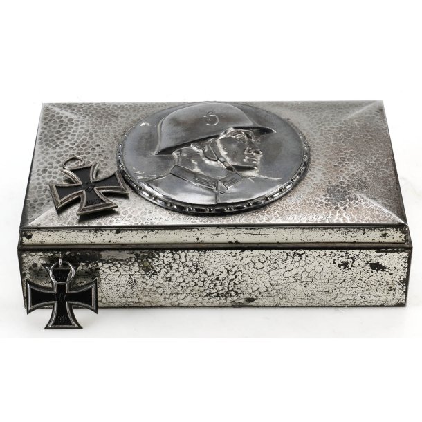 German WW2 Panzer Regiment 2 shooting prize award box