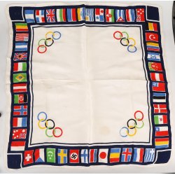 Berlin 1936 Olympic souvenir handkerchief
