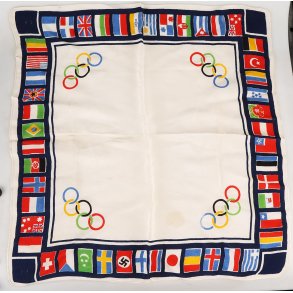 Berlin 1936 Olympic souvenir handkerchief