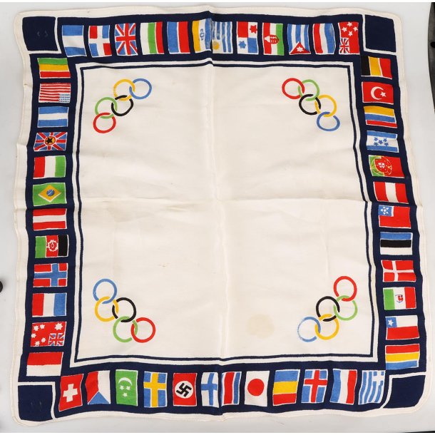 Berlin 1936 Olympic souvenir handkerchief