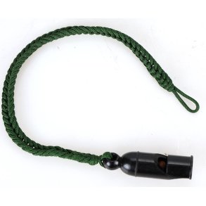 German WH/HJ/DJ lanyard 'Scharf�hrer/Jungzugf�hrer' with whistle pipe
