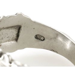 German WW2 Westwall skull ring 