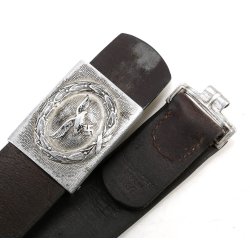 German WW2 Luftwaffe EM/NCO combat belt and buckle