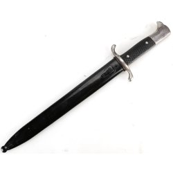 German WW2 Feuerschutzpolizei long Dress Bayonet "Georg Rieder, Munchen"