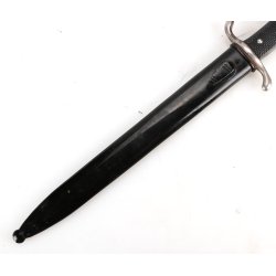 German WW2 Feuerschutzpolizei long Dress Bayonet "Georg Rieder, Munchen"