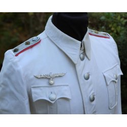 German WW2 Panzer Hauptmann summer service uniform