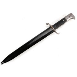 German WW2 Feuerschutzpolizei long Dress Bayonet "Georg Rieder, Munchen"