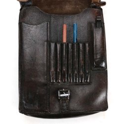 German WW2 map/dispatch leather case