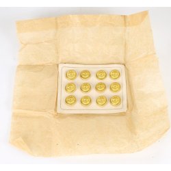 German WW2 Kriegsmarine set of 12 unissued buttons in original packing