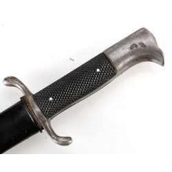 German WW2 Feuerschutzpolizei long Dress Bayonet "Georg Rieder, Munchen"