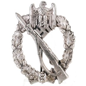 German WW2 Infantry assault badge in Silver 'f.o'