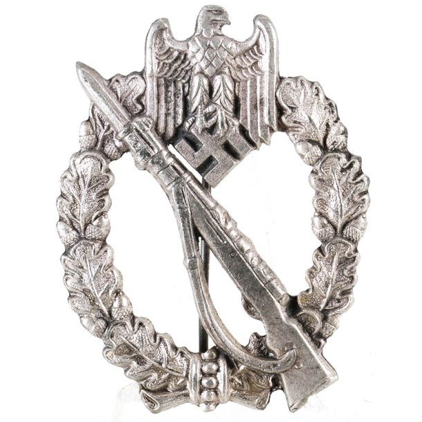 German WW2 Infantry assault badge in Silver 'f.o'
