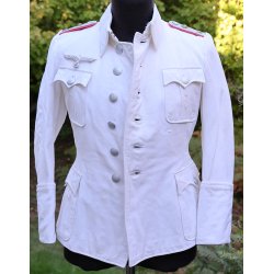 German WW2 Panzer Hauptmann summer service uniform