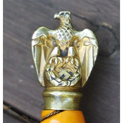 German WW2 Kriegsmarine Officers dagger with hammered scabbard