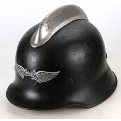 German WW Fire/Police/Luftschutz M34 Helmet 