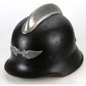 German WW Fire/Police/Luftschutz M34 Helmet 