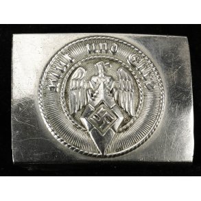 German WW2 HJ Members Belt Buckle Double marked 