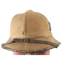 German WW2 Army Afrika Korps 1st pattern Tropical pith helmet