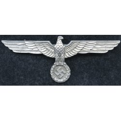 German WW2 Army Officer's summer metal breast eagle