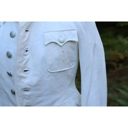 German WW2 Panzer Hauptmann summer service uniform
