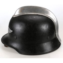 German WW Fire/Police/Luftschutz M34 Helmet 