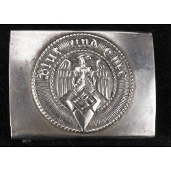 German WW2 HJ Members Belt Buckle Double marked "A A&S Ges Gesch RZM 17"