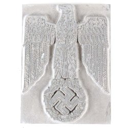 German WW2 Large eagle printing plate for document folders