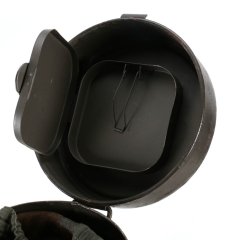 German WW2 Army Gas Mask with canister