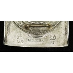 German WW2 HJ Members Belt Buckle Double marked "A A&S Ges Gesch RZM 17"