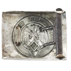 German WW2 HJ Members Belt Buckle Double marked "A A&S Ges Gesch RZM 17"