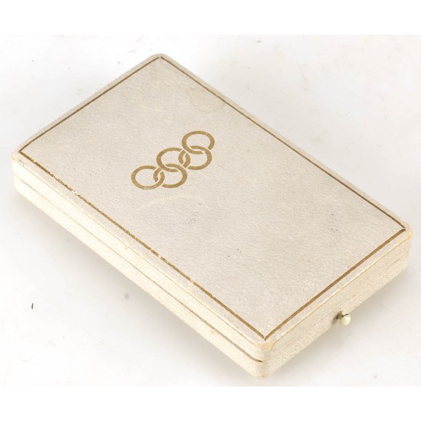 German WW2 1936 Olympic Games Commemorative Medal - Cased