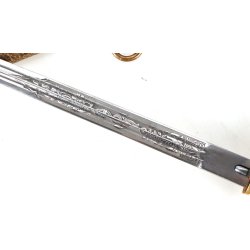 German WW2 Kriegsmarine Officers dagger with hammered scabbard