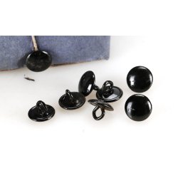 German WW2 Visor cap buttons(2 pcs) for chinstrap(Carl Halfar Factory find)