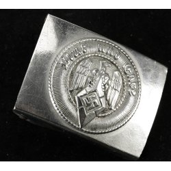 German WW2 HJ Members Belt Buckle Double marked "A A&S Ges Gesch RZM 17"