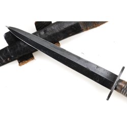 British WW2 Third Pattern Fairbairn-Sykes Fighting Knife with Scabbard