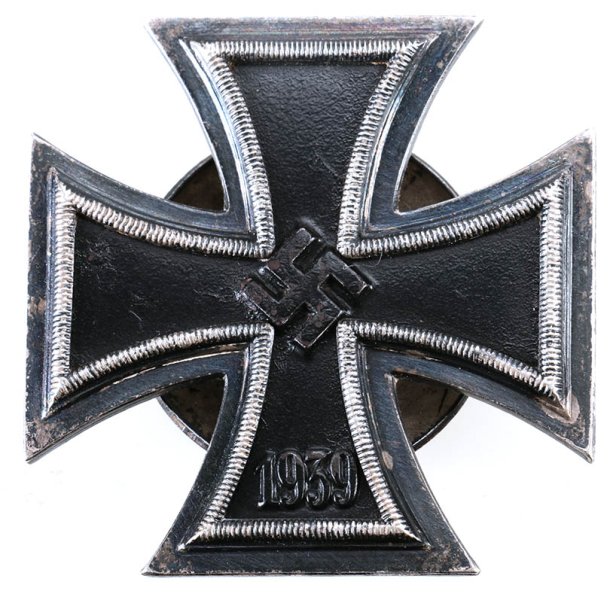 German WW2 Iron Cross first class 1939  'L55' - Screw back