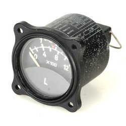 German WW2 Junkers Ju 88 Bomber airplane fuel gauge