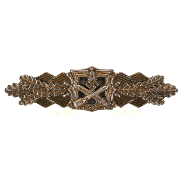 German WW2 Close Combat Clasp in bronze 'A.G.M.u.K.'