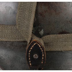 German WW2 Army SD M35 helmet with camo strap