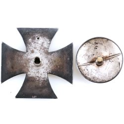 German WW2 Iron Cross first class 1939  'L55' - Screw back