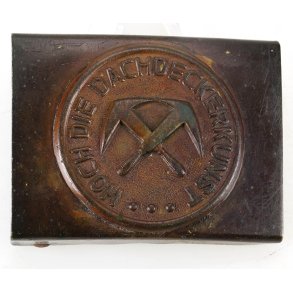 German WW2 Carpenter's/Roof worker Trade Belt Buckle
